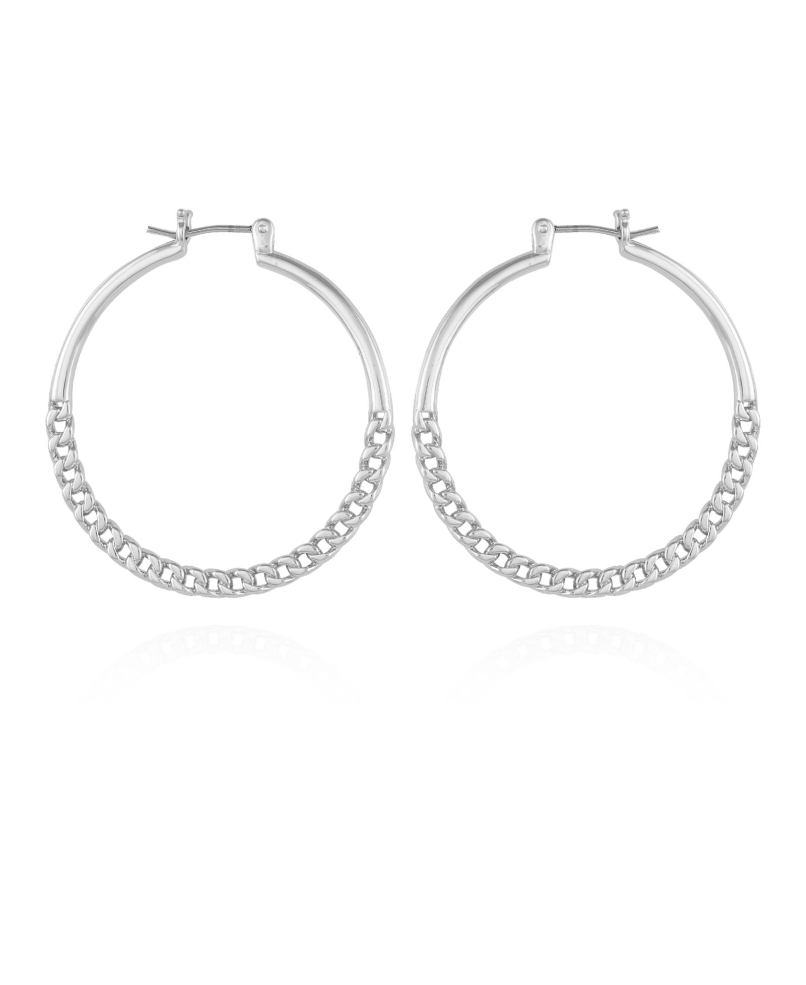Vince Camuto серьги-кольца с цепным звеном