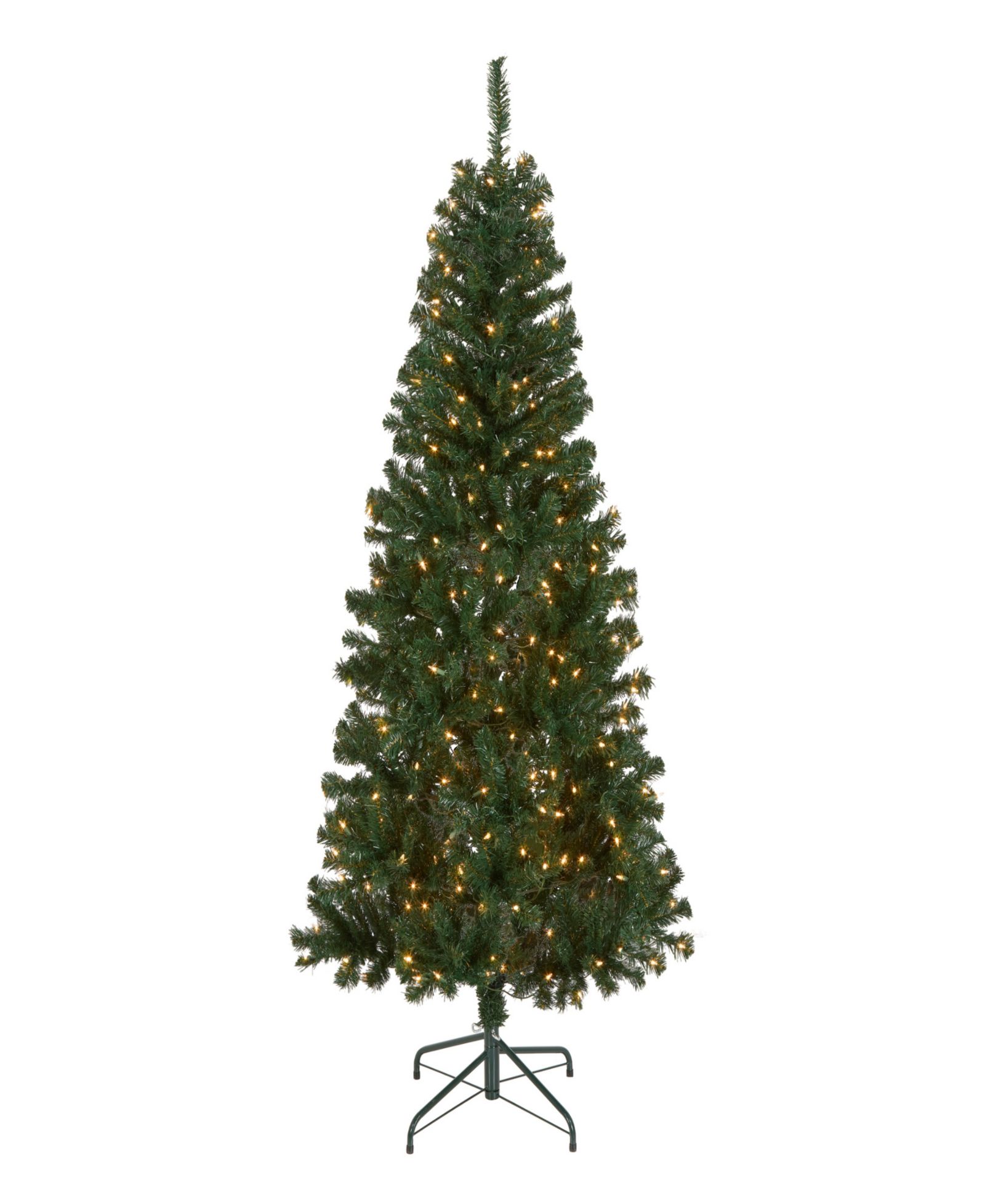 National Tree Company Acacia Pre-lit Christmas Tree with 300 Clear Incandescent Lights, 6'