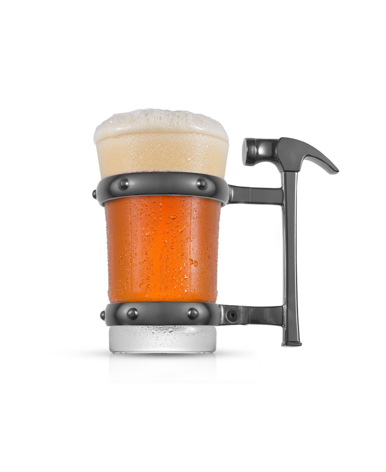 Tools Collection Single Beer Mug with Hammer Handle, 17 oz