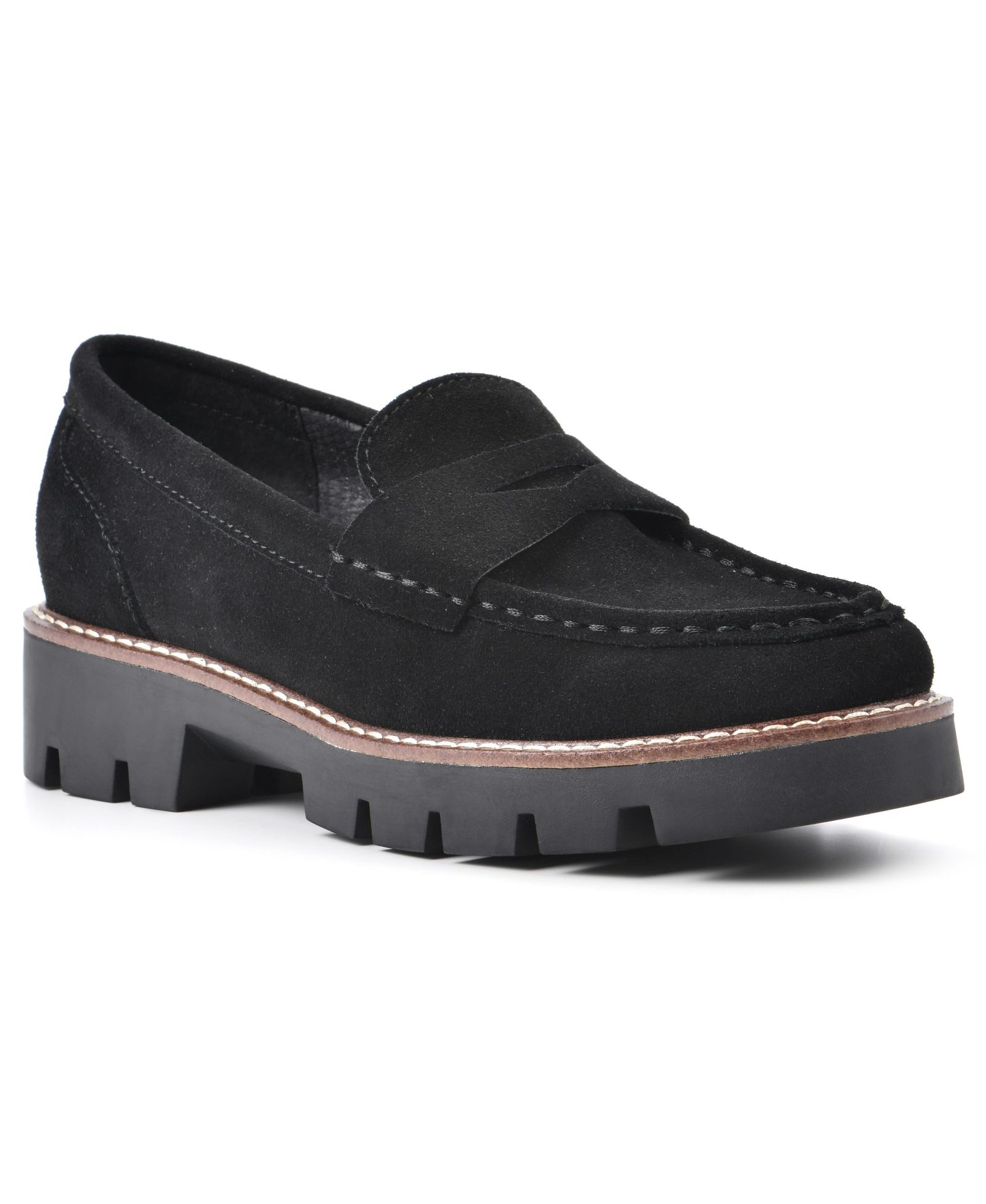 White Mountain Women's Gunner Lug Sole Loafers