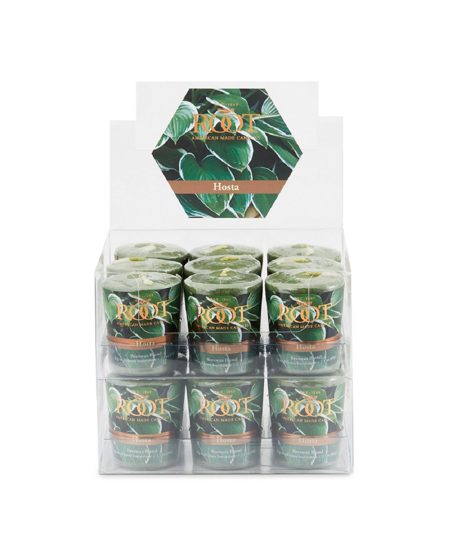 Набор свечей Votive Hosta 20 Hour 18 Piece