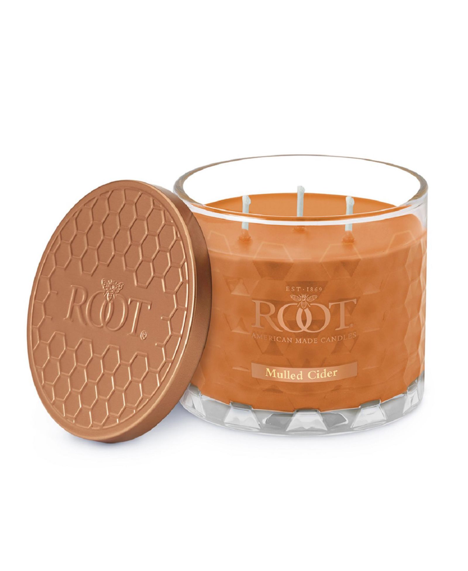 Ароматическая свеча Honeycomb Glass Jar Candle Mulled Cider