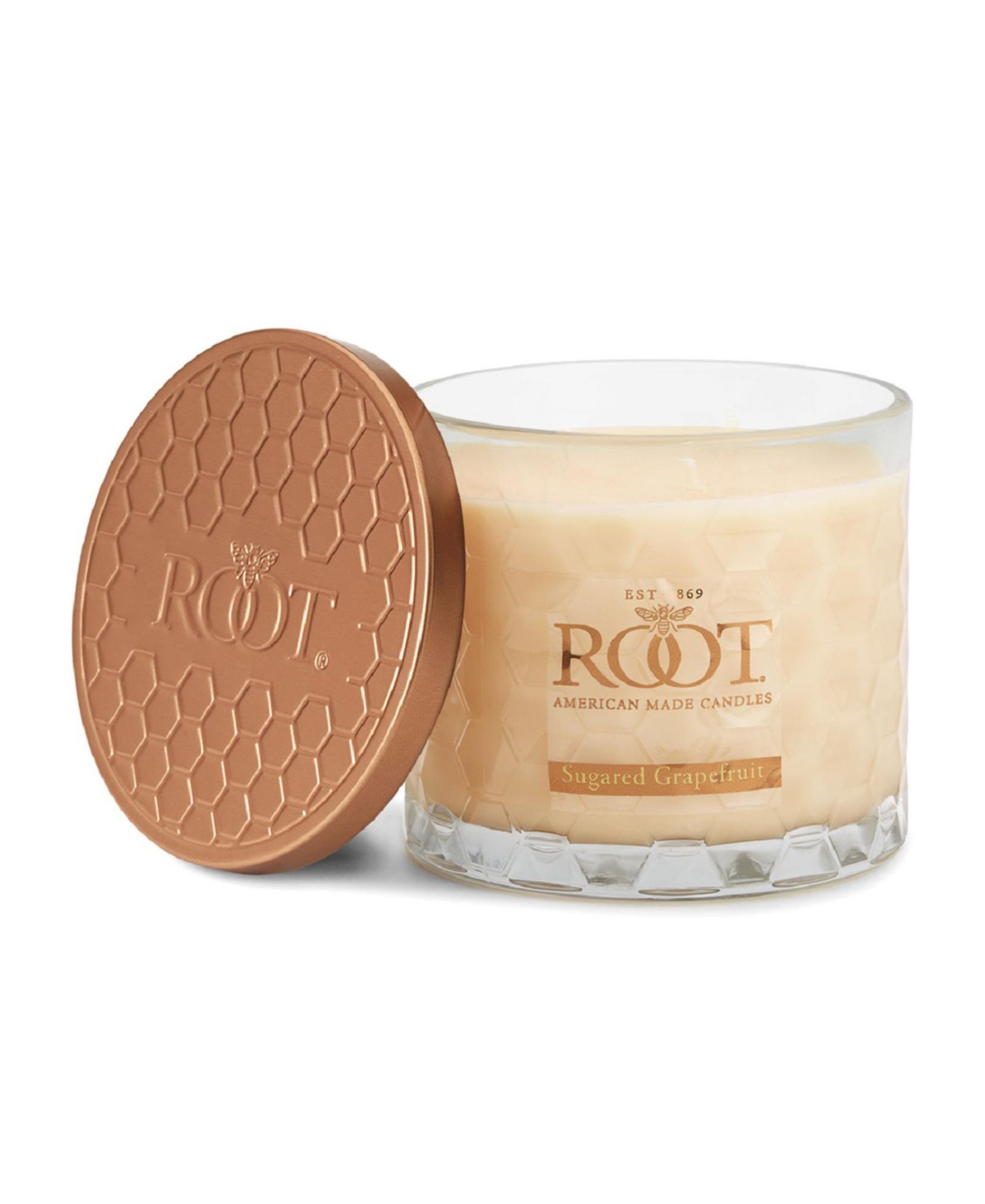 Ароматическая свеча в стеклянной банке ROOT CANDLES Sugar Grapefruit
