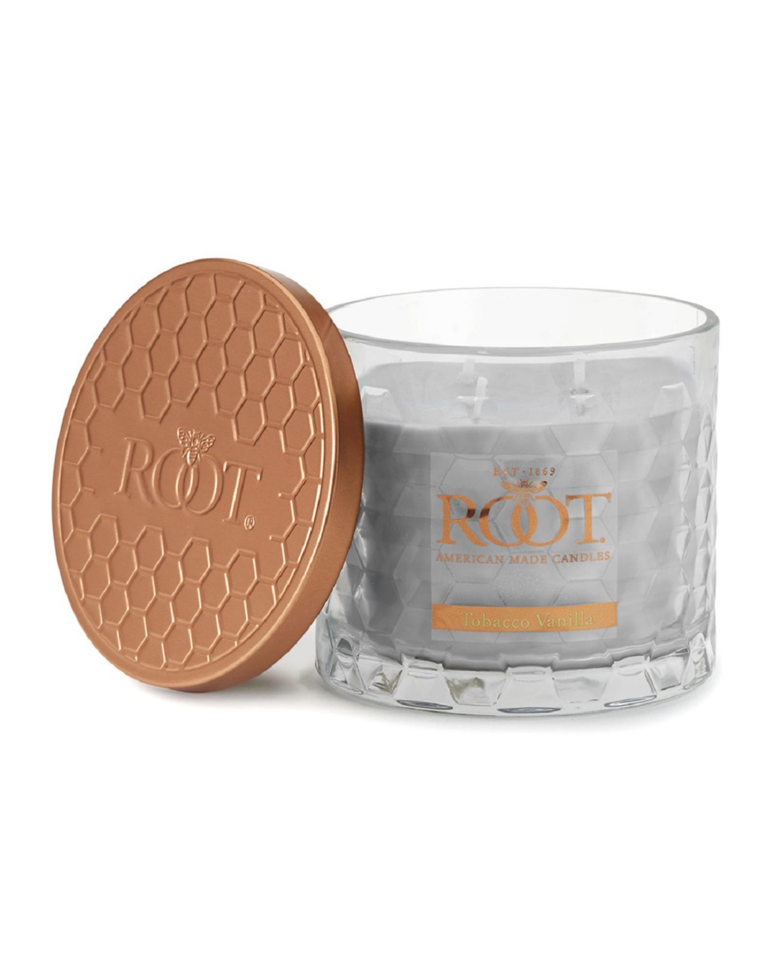 ROOT CANDLES Ароматическая свеча в стеклянной банке Tobacco Vanilla