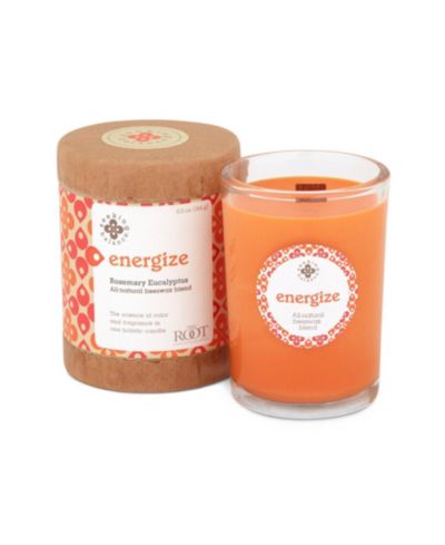 Ароматическая свеча в банке ROOT CANDLES Seeking Balance Energize Rosemary Eucalyptus Spa 6.5 oz