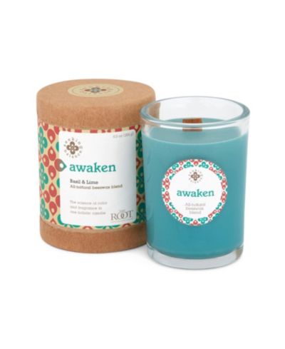 Ароматическая свеча в банке Seeking Balance Awaken Basil Lime Spa, 6.5 oz