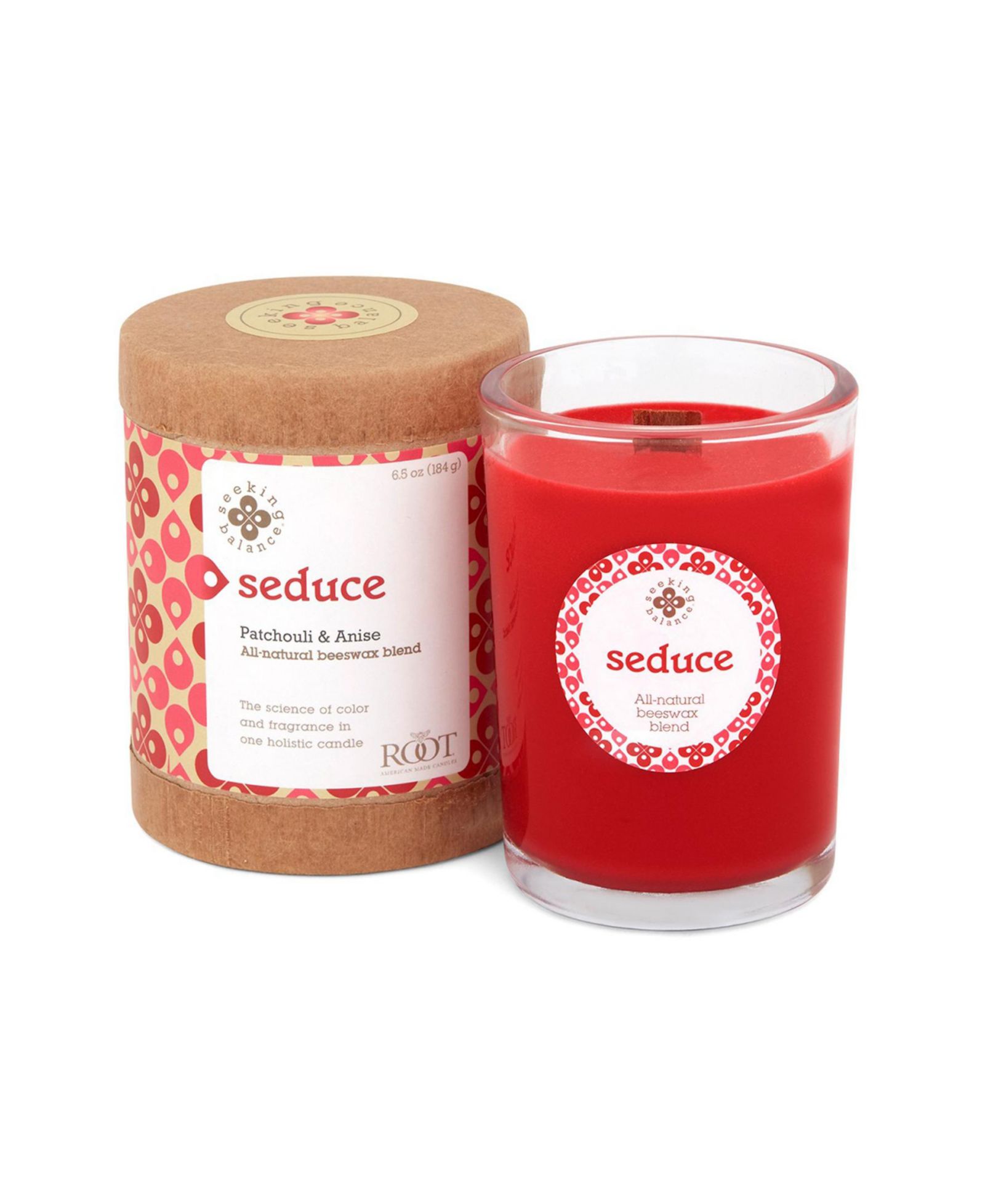 Ароматическая свеча в банке Seeking Balance Seduce Patchouli Anise Spa, 6.5 oz