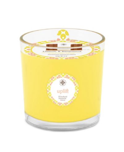 Ароматическая свеча Seeking Balance 2 Wick Uplift Lemon Bergamot Spa 12 oz