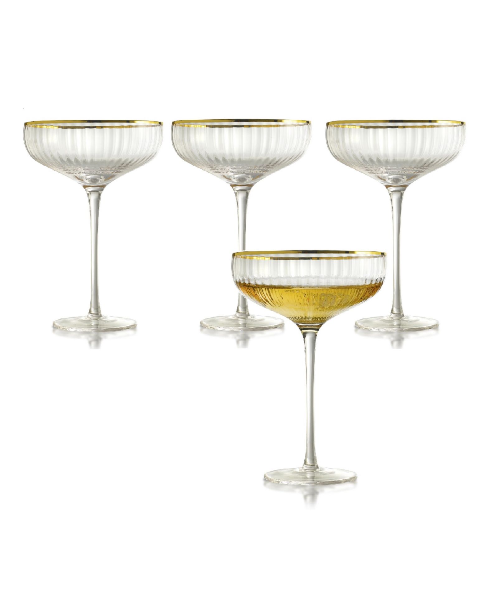 Коктейльные бокалы-шале Qualia Glass Rocher, набор из 4 шт., 12.5 Oz