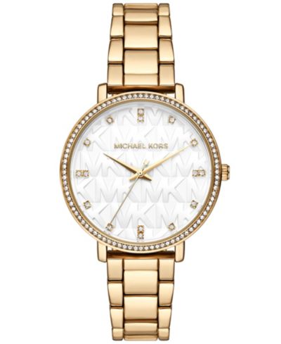 Женские наручные часы Michael Kors Pyper Three-Hand Gold-Tone 38mm