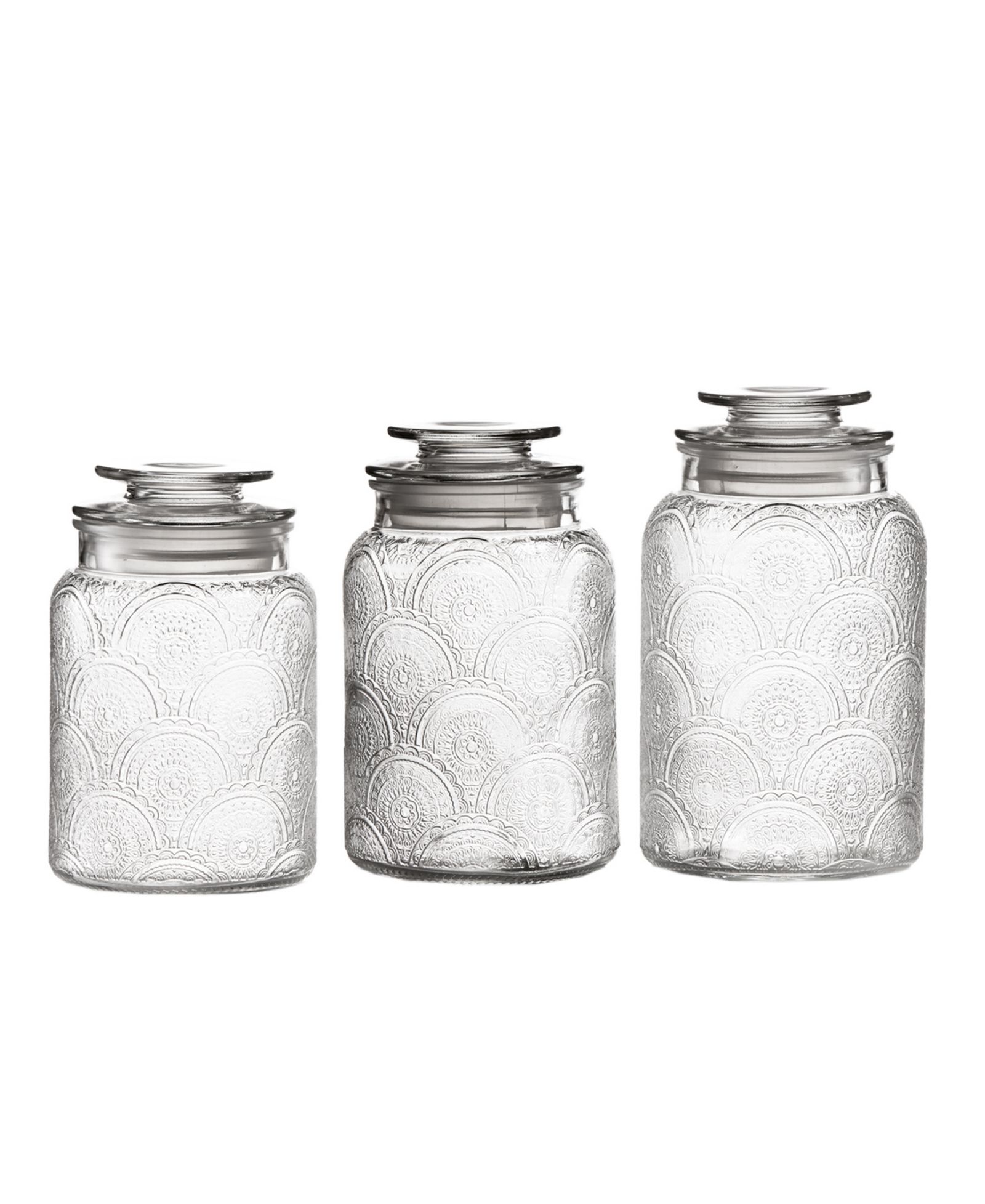 Style Setter Glass Canister, Set of 3