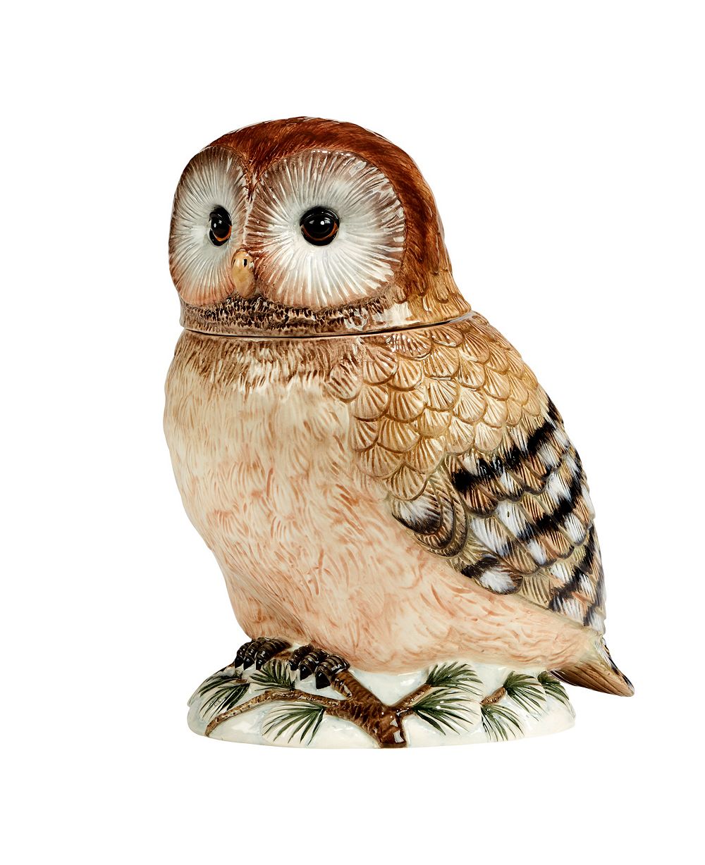 Банка для печенья Certified International Winter's Walk 3D Owl