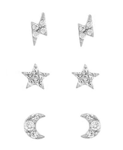Набор сережек-гвоздиков для девочек Girls Crew Teeny Tiny Galaxy Stud Earrings Set