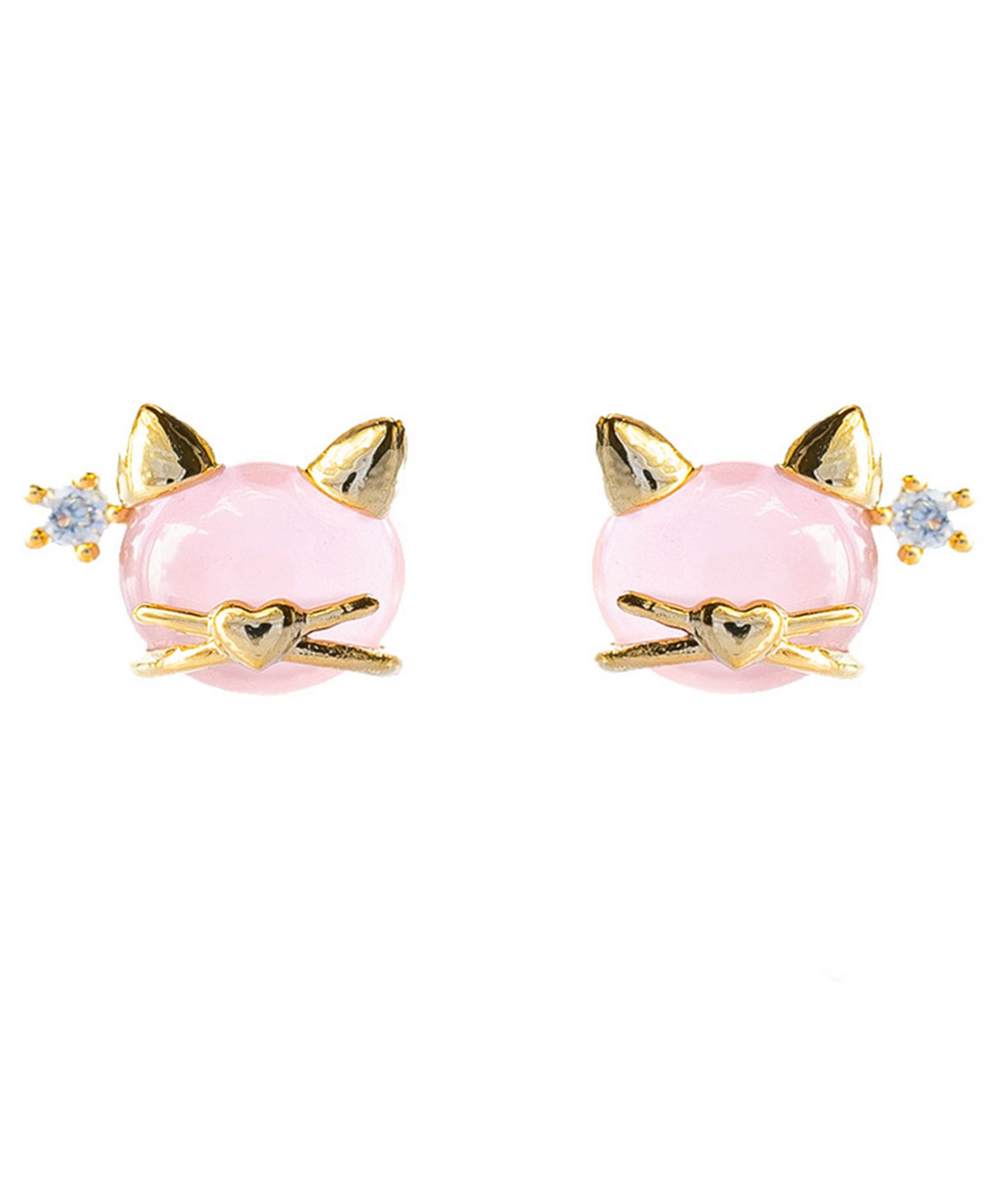Girls Crew Серьги-гвоздики Kitty Kat Stud
