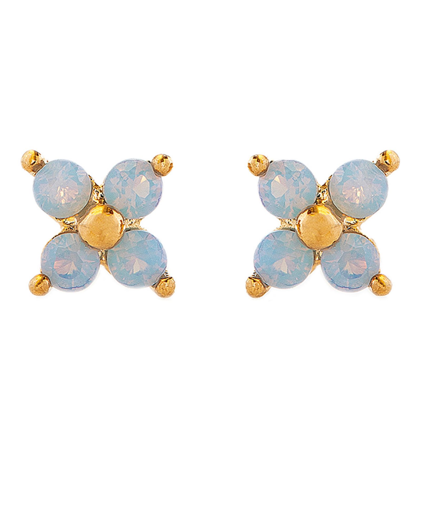 Girls Crew Серьги-гвоздики Teeny Tiny Blue Blossom для девочек