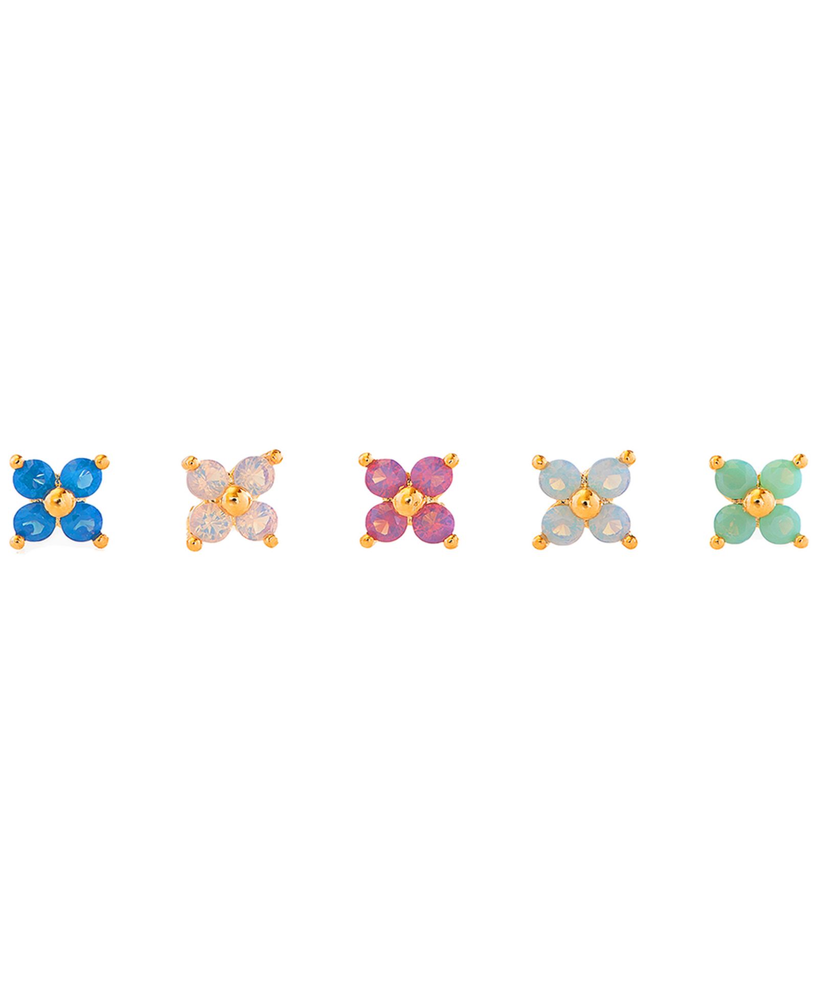 Girls Crew Beautiful Blossom Stud Earrings Set