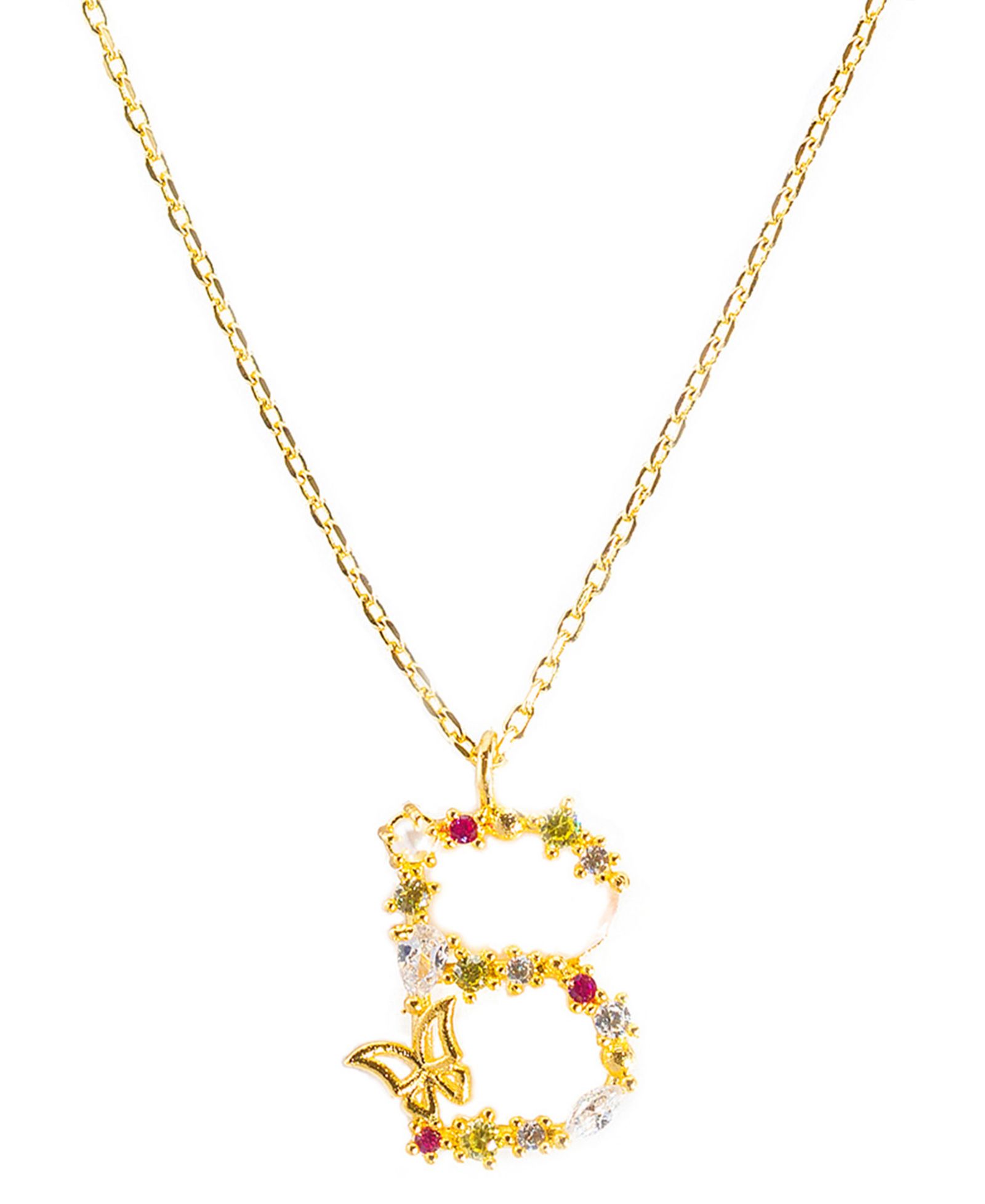 Подвеска Girls Crew Flutterfly Stone Initial для девочек