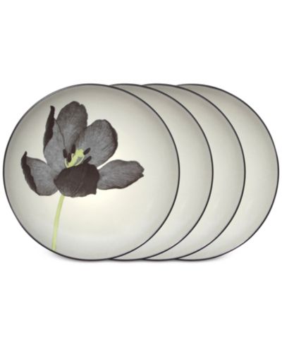 Noritake Colorwave Floral Accent Plates, Set of 4