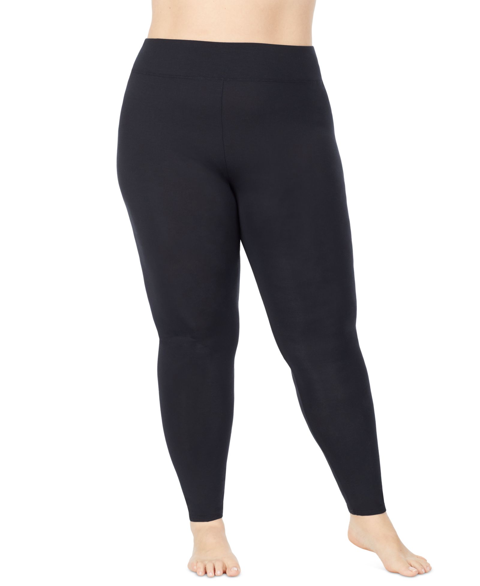 Cuddl Duds Plus Size Softwear with Stretch High-Waist Leggings