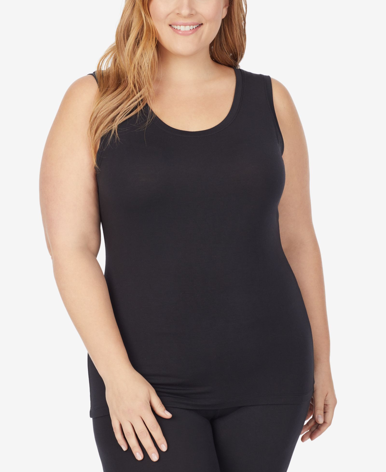Cuddl Duds Plus Size Softwear с эластичным реверсивным топом