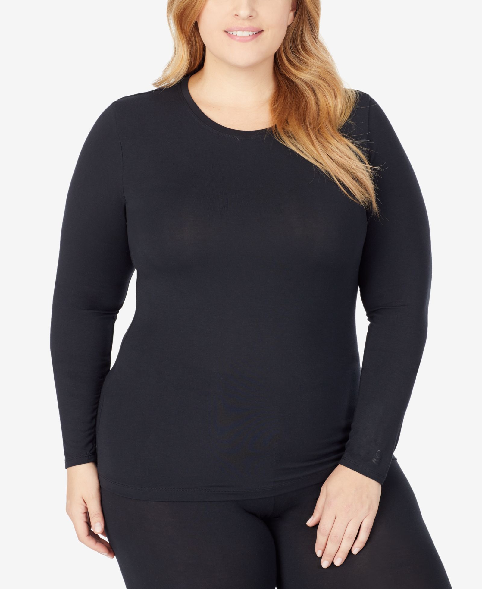 Cuddl Duds Plus Size Softwear с длинным рукавом