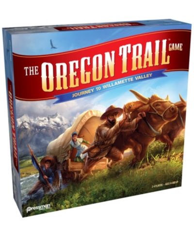 Pressman Toy The Oregon Trail Game - Journey to Willamette Valley Set 295 Piece Strategy Board Game, Ages 14+