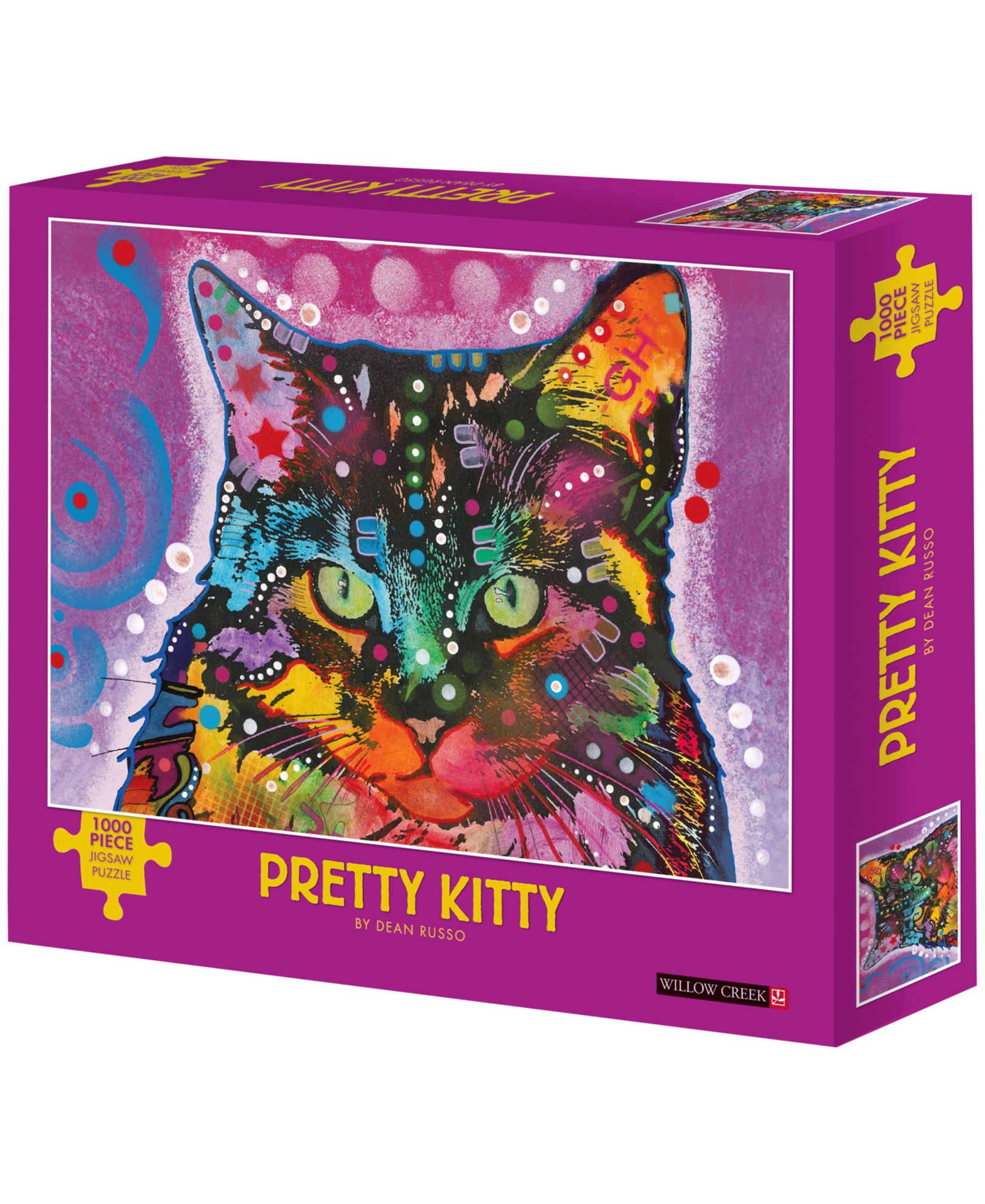 Набор пазлов Willow Creek Press Dean Russo - Pretty Kitty, 1000 Piece