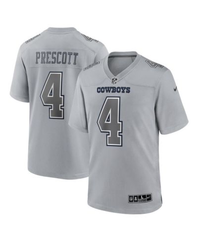 Мужская джерси Nike Dak Prescott Gray Dallas Cowboys Atmosphere Fashion Game Jersey