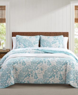 Комплект из 3 стеганых покрывал Tommy Bahama Home Laguna Beach Reversible, King