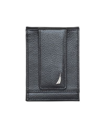 Мужской кожаный кошелек Nautica с карманом спереди