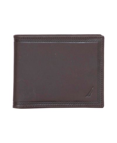 Мужской кожаный кошелек Nautica Credit Card Bifold