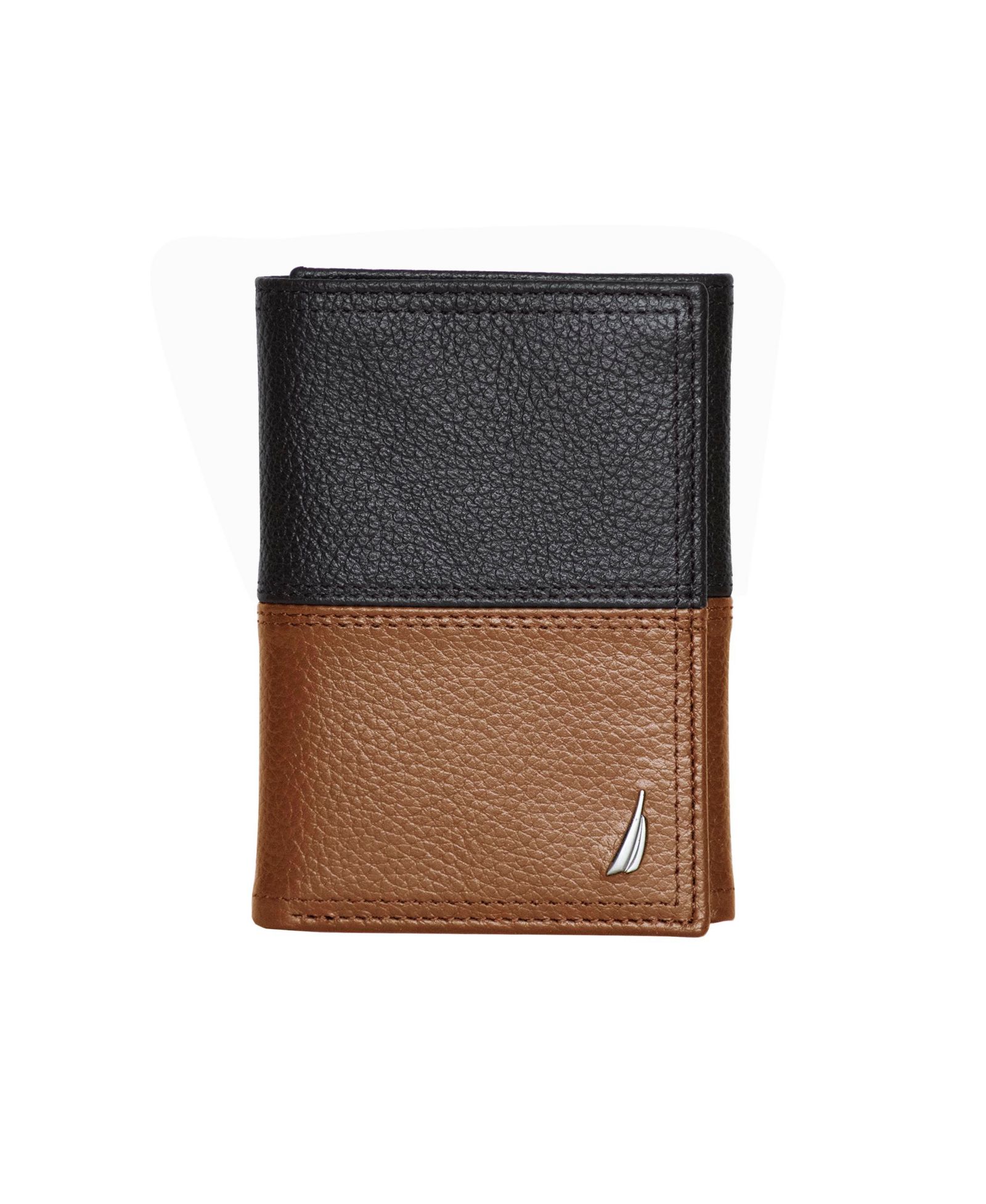 Мужской кожаный кошелек Nautica Trifold