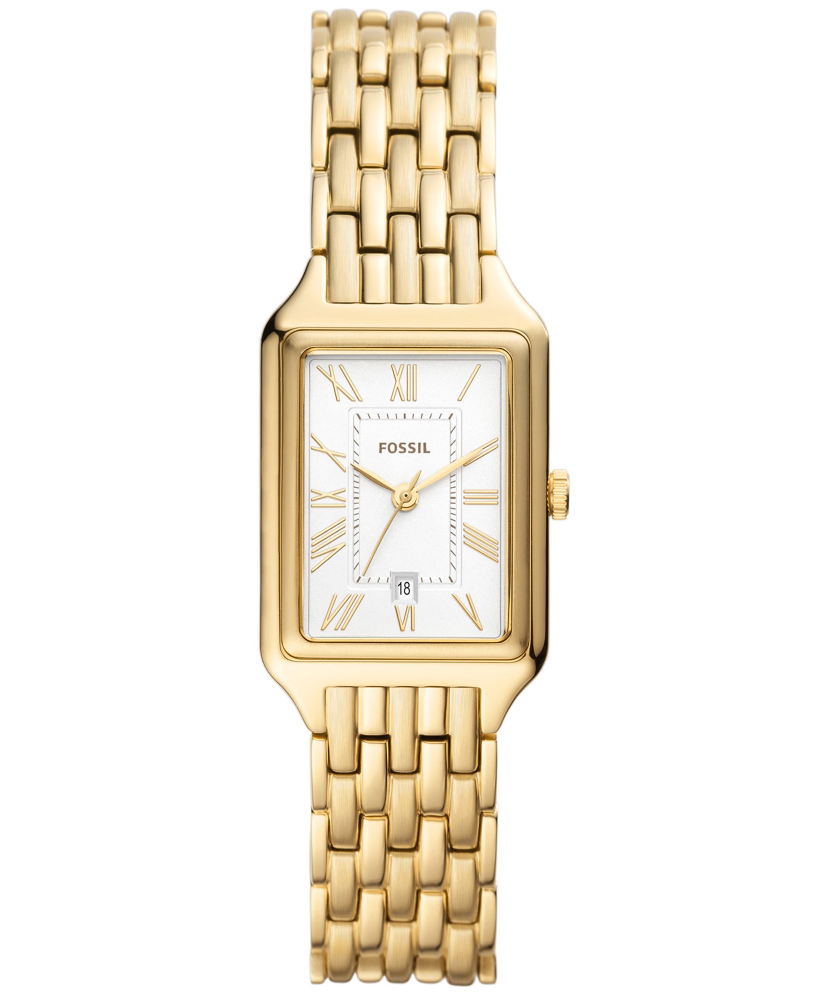 Женские наручные часы Fossil Raquel, золото, нержавеющая сталь, 23mm