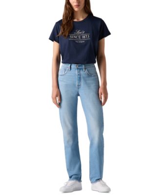 Levi's Женские джинсы 501 Original-Fit Straight-Leg