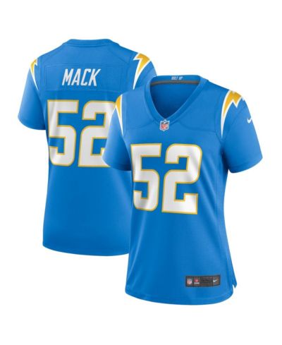 Женская джерси Nike Khalil Mack Powder Blue Los Angeles Chargers Game