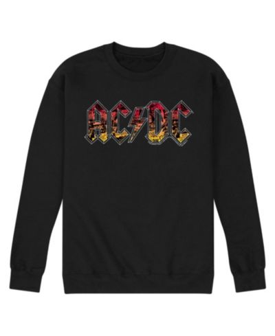 Мужская флисовая футболка с логотипом ACDC