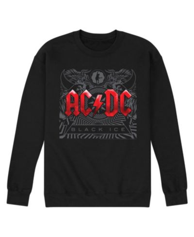Мужская флисовая футболка ACDC Black Ice