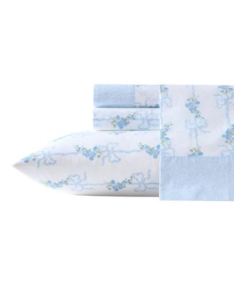 Floral Ribbon Blue