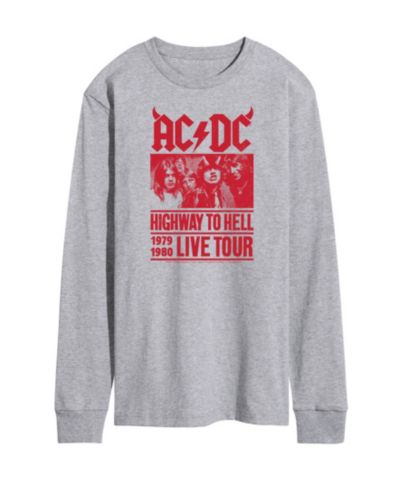 Мужская футболка AIRWAVES ACDC Live Tour с длинным рукавом