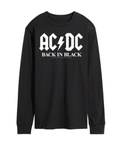 Мужская футболка ACDC Back in Black с длинным рукавом