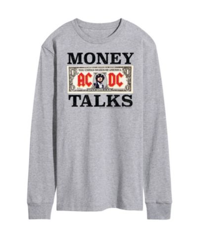 AIRWAVES Футболка ACDC Money Talks с длинным рукавом для мужчин