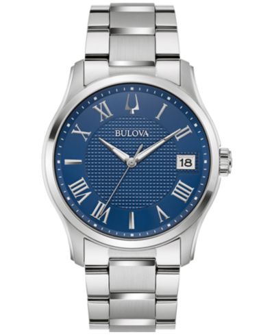 Bulova Мужские часы Classic Wilton Stainless Steel Bracelet 41mm