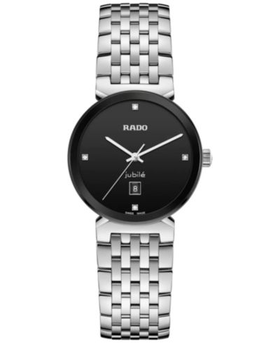 Женские часы Rado Swiss Florence Classic Diamond Accent Stainless Steel Bracelet, 30mm