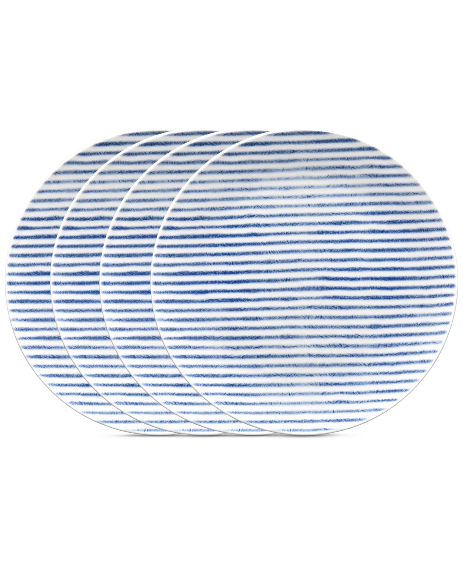 Набор тарелок Noritake Hammock Stripes Coupe Salad, 4 шт.
