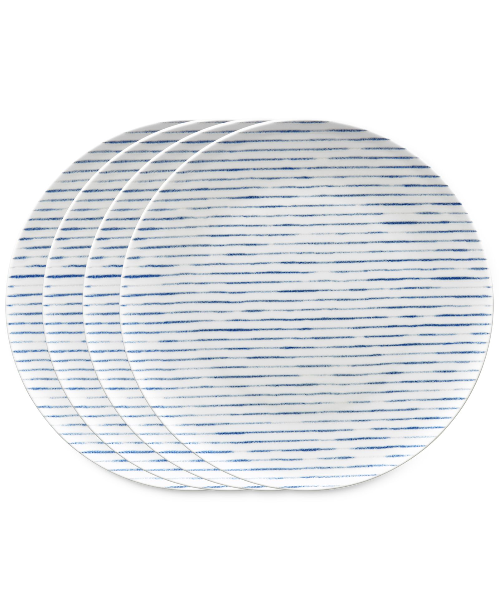 Noritake Hammock Stripes тарелки для ужина, набор из 4 штук