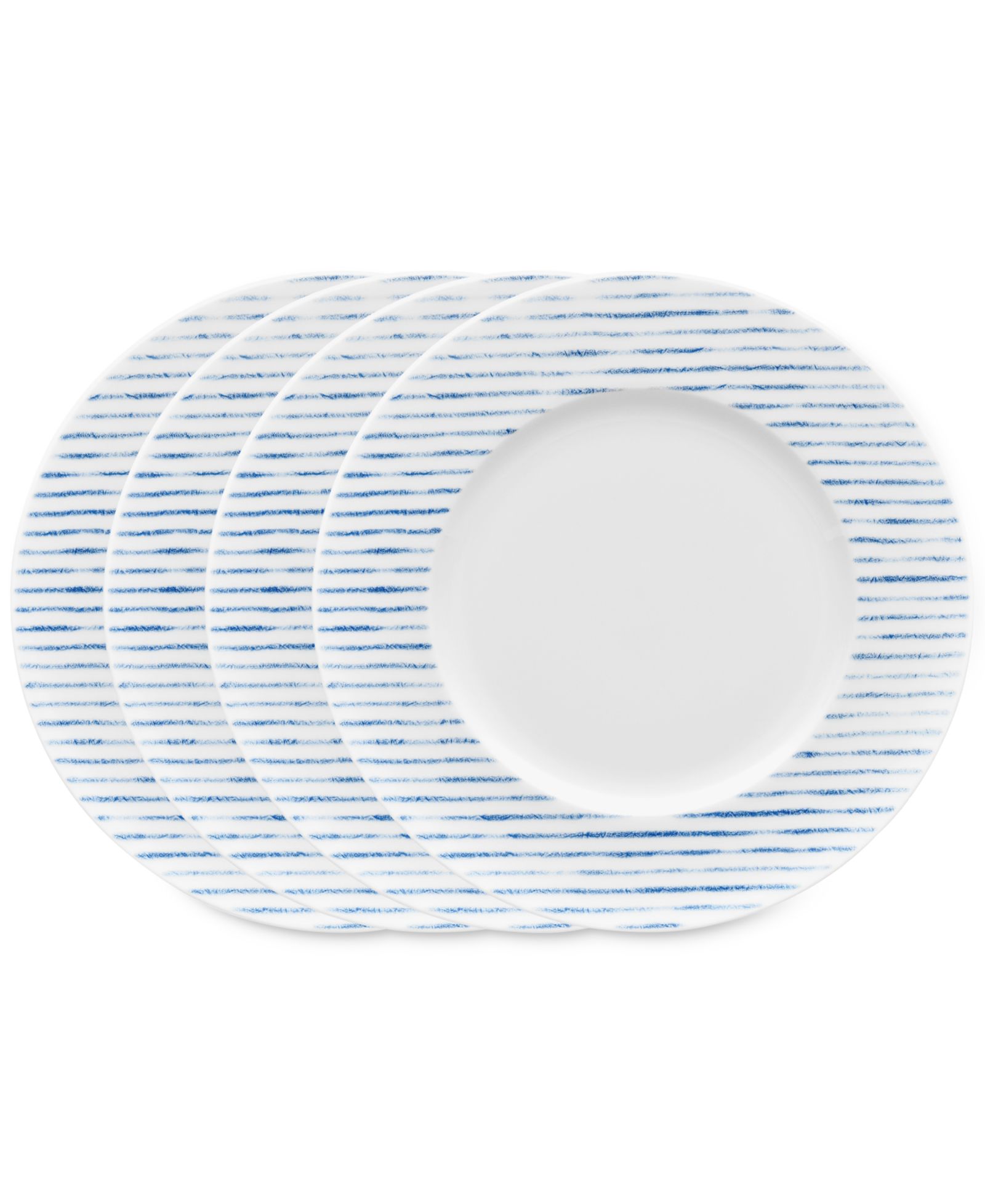 Набор из 4 тарелок Noritake Hammock Stripes Rim Salad