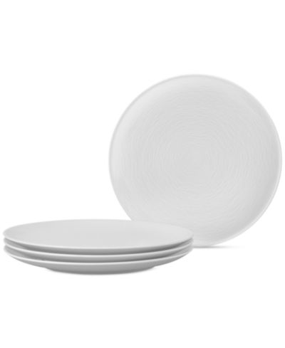Салатные тарелки Noritake Swirl Coupe, набор из 4 шт