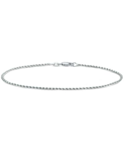 Браслет Giani Bernini Rope Link Chain в стерлинговом серебре