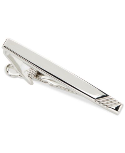 Мужской зажим для галстука Perry Ellis Portfolio Men's Triple-Stripe Tie Bar