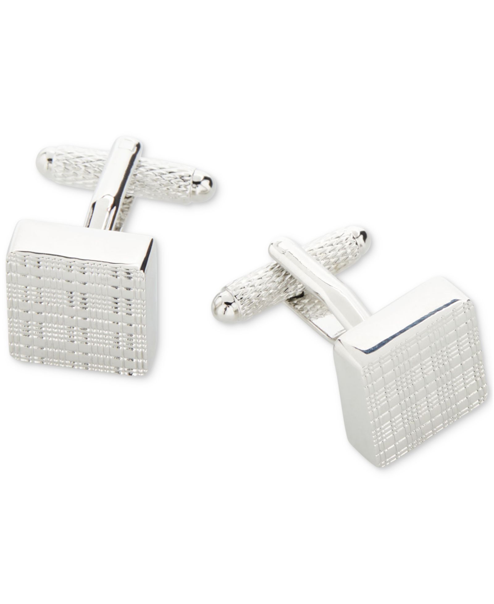 Perry Ellis Portfolio Men's Plaid Cufflinks